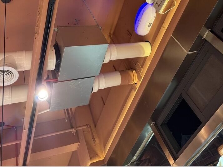 JYF Series low noise fan hidden in ceiling for quiet commercial ventilation solutions