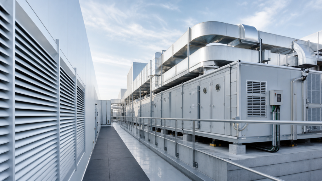 POPULA fan semiconductor support ventilation for facility mechanical areas